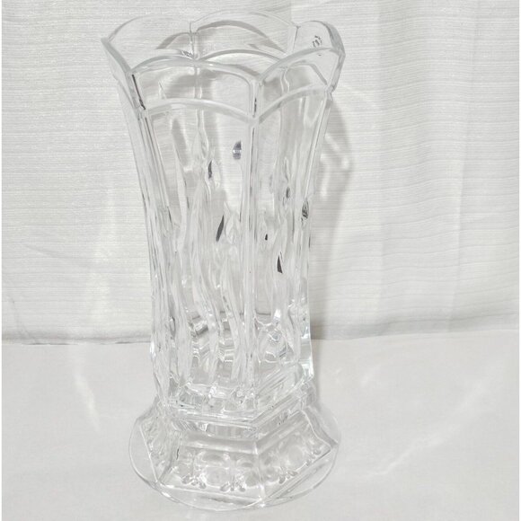 PartyLite Signature Hurricane Candleholder 11.75" taper pillar crystal vtg - Picture 4 of 10